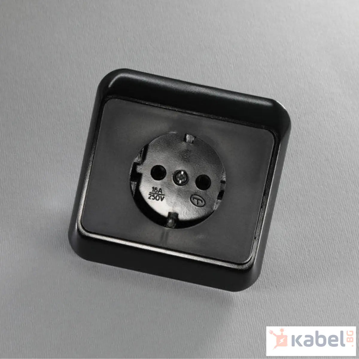 Механизъм за конктакт Черен Скрит - вграден монтаж IP20