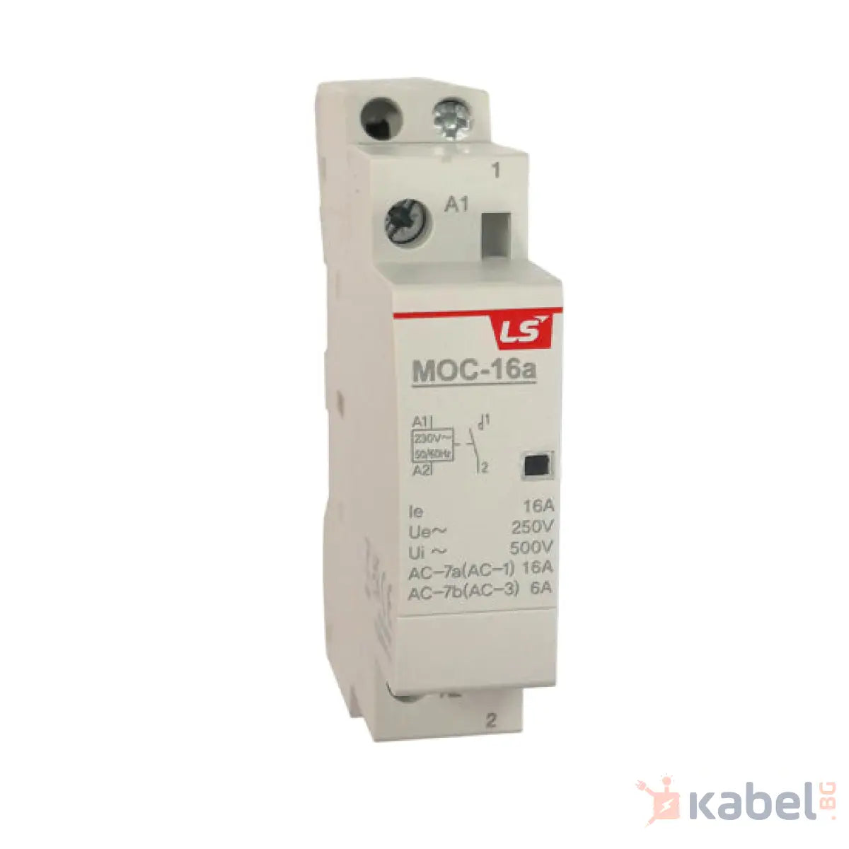 КОНТАКТОР 16A MOC-16a 1P 1NO 230V AC