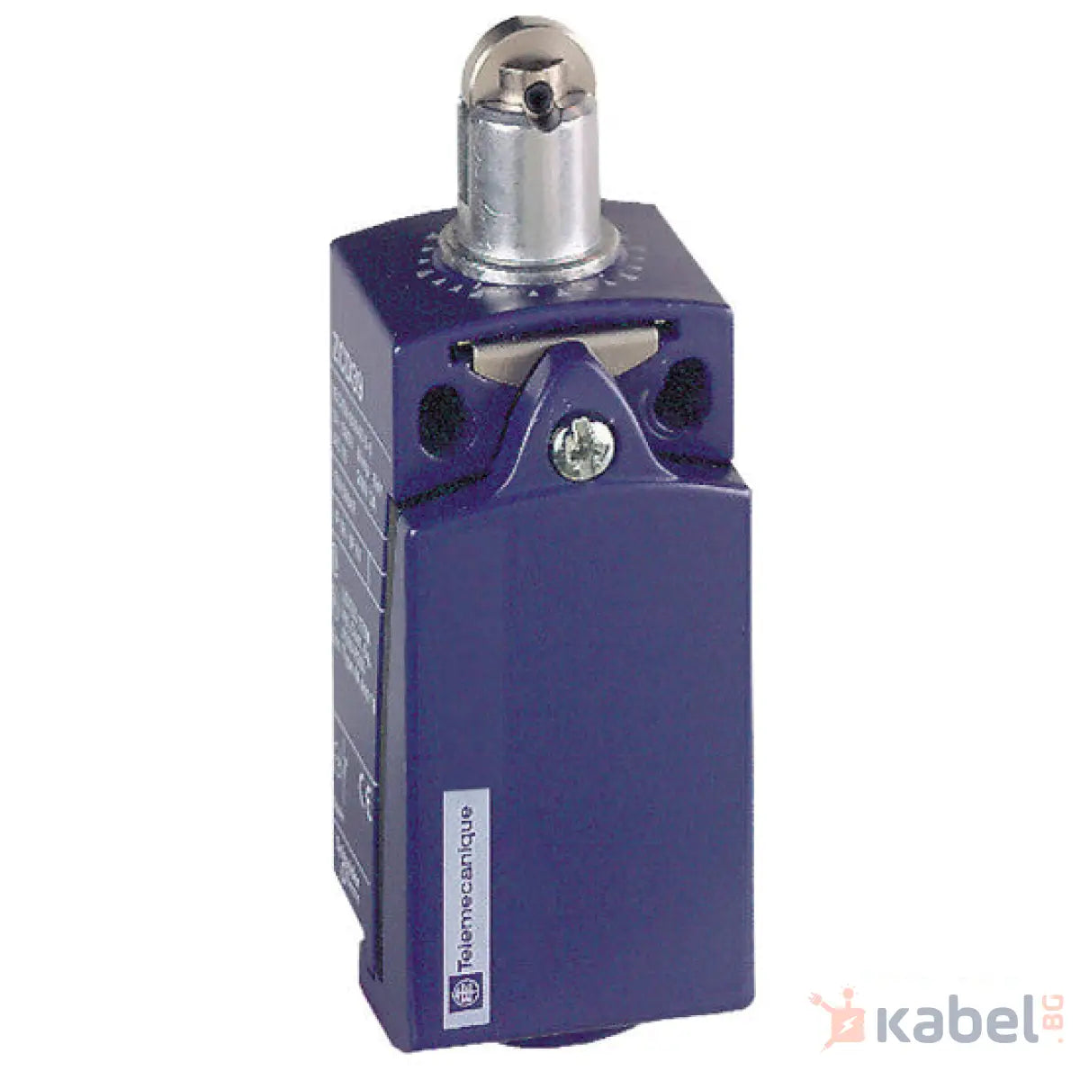 Краен изключвател 3А Шнайдер SPDT - NO+NC, 240VAC / 250VDC, щифт и ролка
