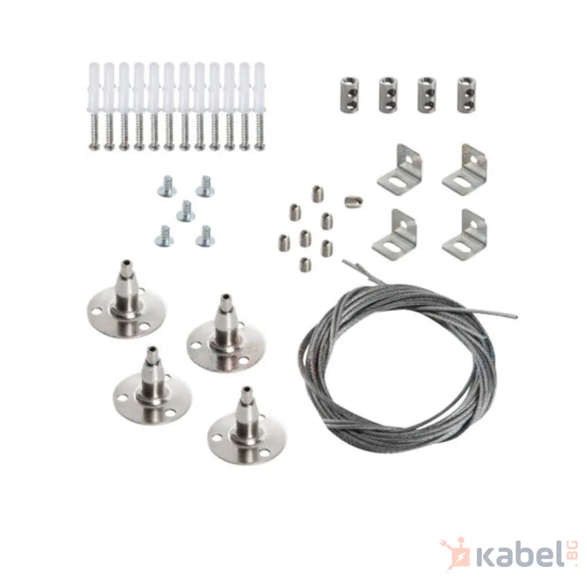 КРЕПЕЖНИ ЕЛЕМЕНТИ ЗА LED ПАНЕЛ,28504,SPN BRAVO S/P
