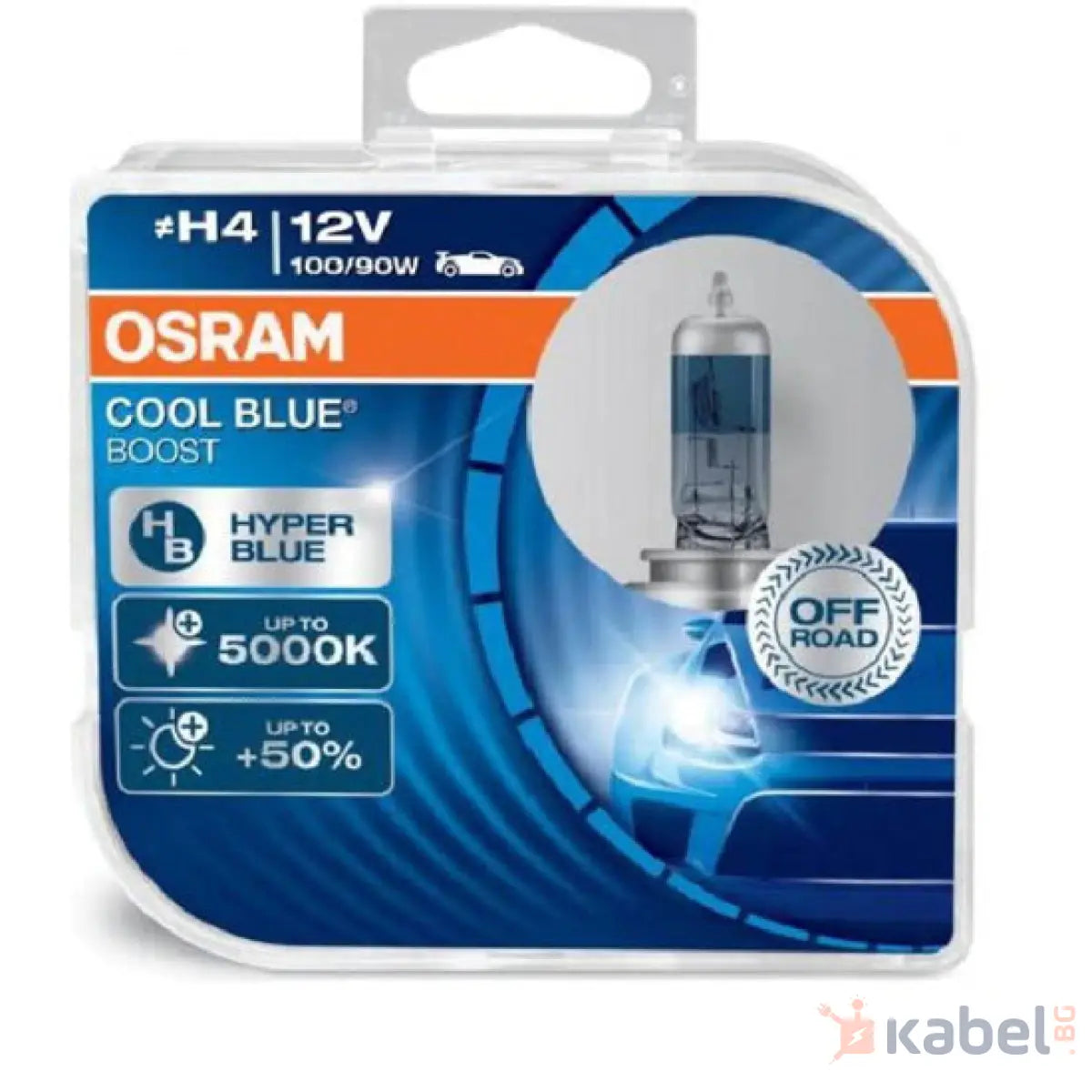 ЛАМПА АВТО 62193CBB-HCB 100/90W 12V,H4,5000K