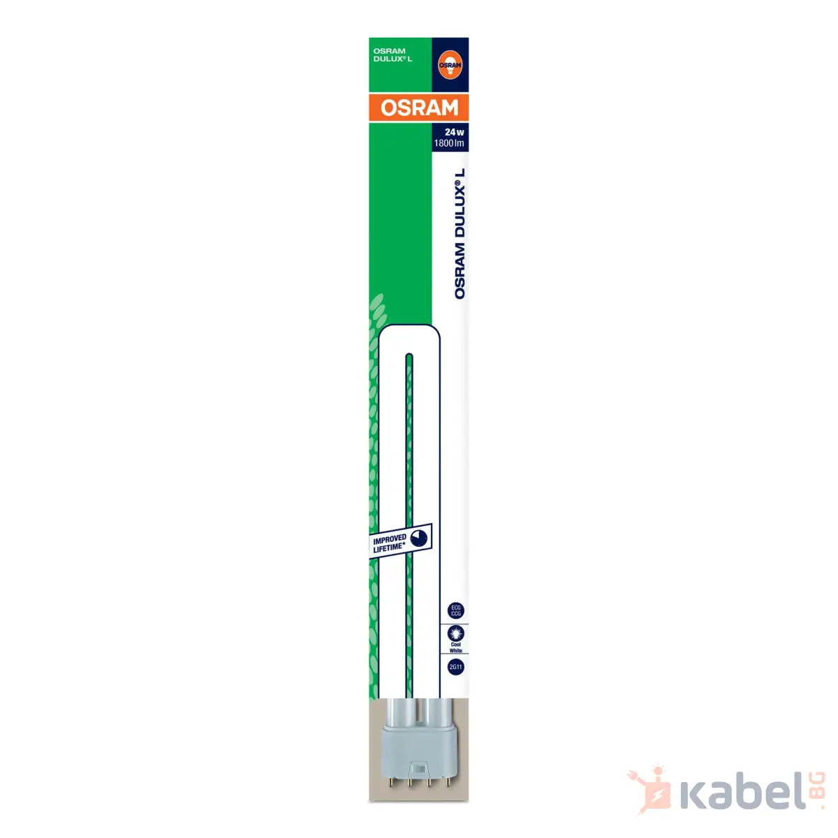 ЛАМПА КОМПАКТНА ЛУМИНИСЦЕНТНА DUL.L 24W/840 4000K,1800lm 010755
