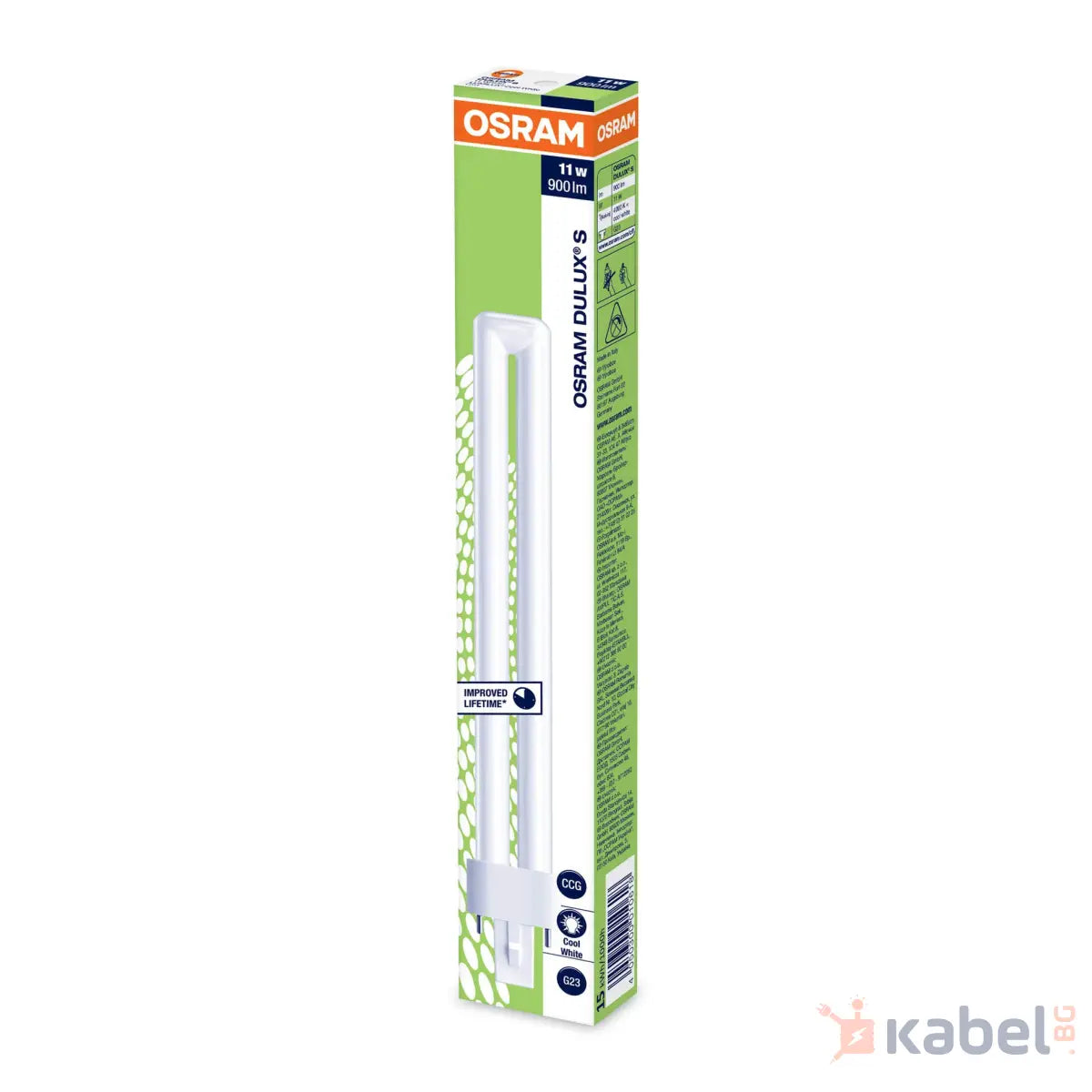 ЛАМПА КОМПАКТНА ЛУМИНИСЦЕНТНА DUL.S 11W/840 4000K,900lm 010618