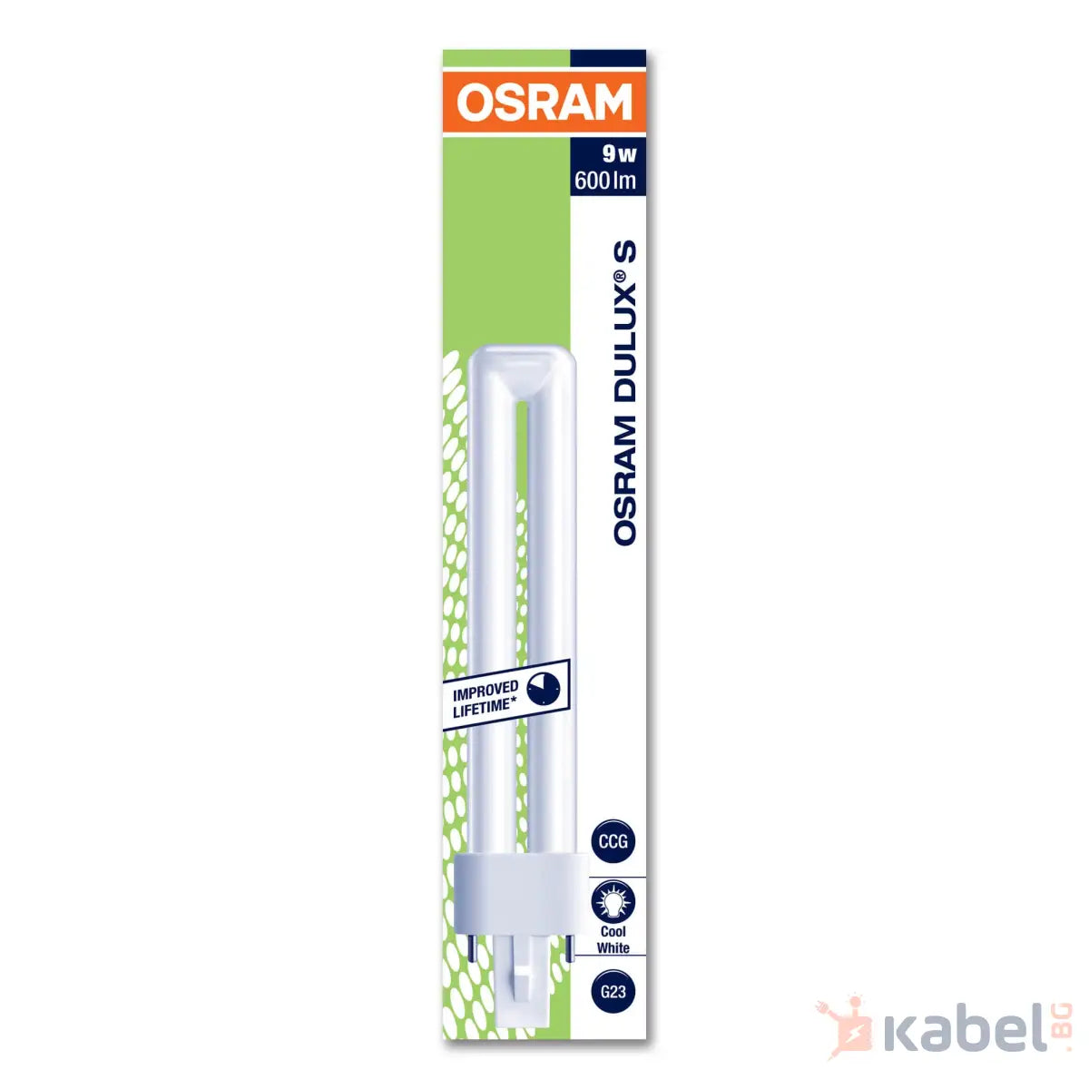 ЛАМПА КОМПАКТНА ЛУМИНИСЦЕНТНА DUL.S 9W/840 4000K,600lm 010588
