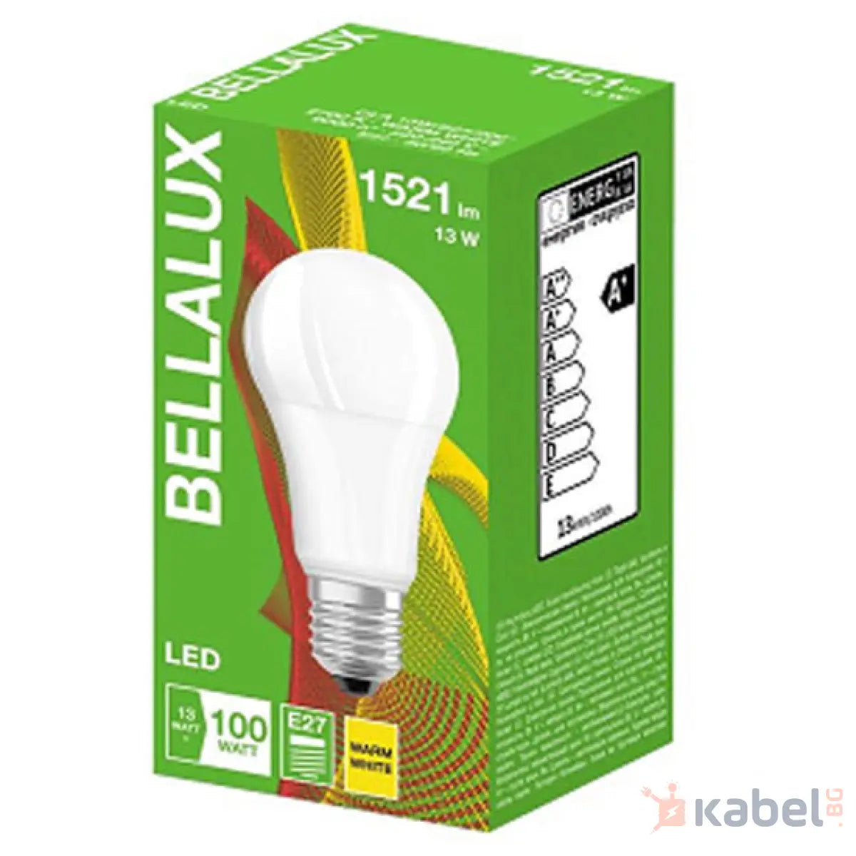 ЛАМПА LED BELLALUX CLA 13W/827 FR Е27,2700K,1521lm