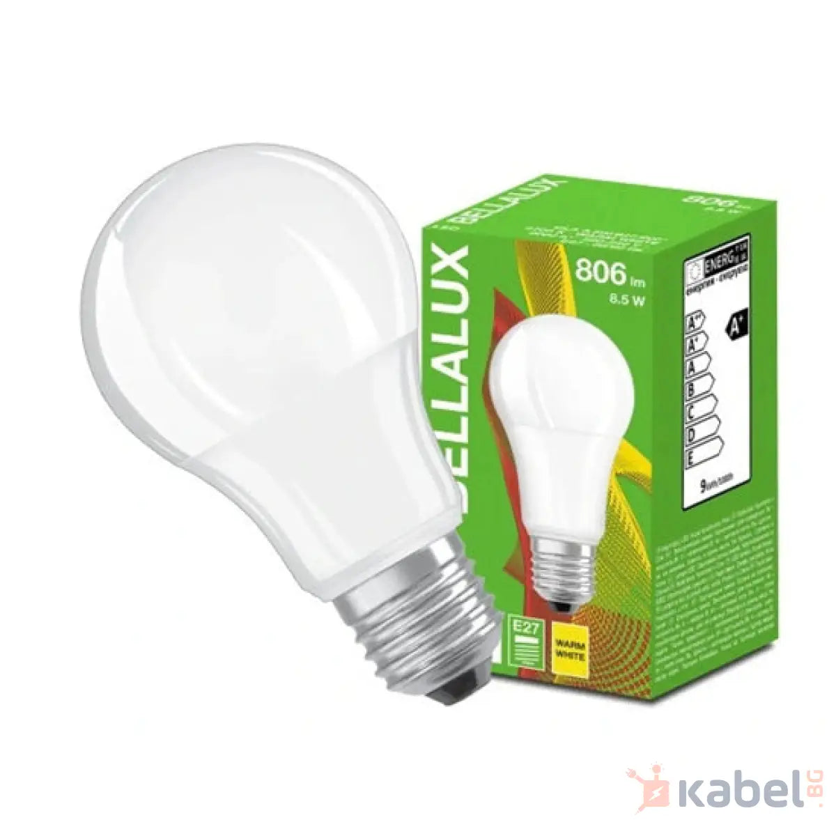 ЛАМПА LED BELLALUX CLA 8.5W/827 FR Е27,2700K,806lm