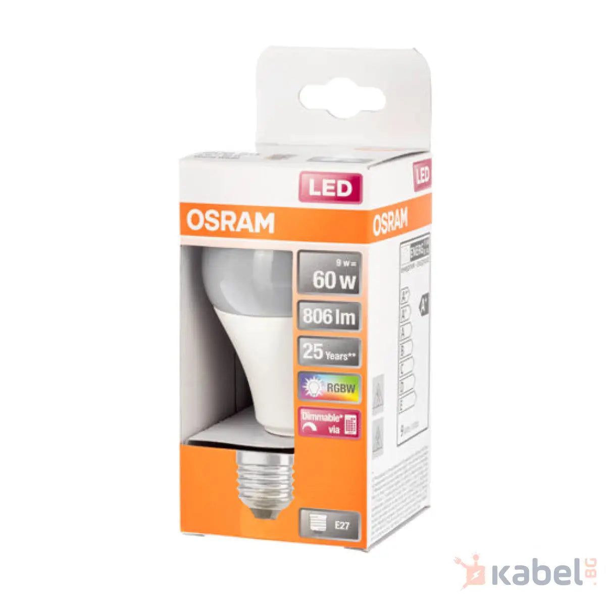 ЛАМПА LED CL.A RGBW REM 9W Е27 806lm,220V,DIM
