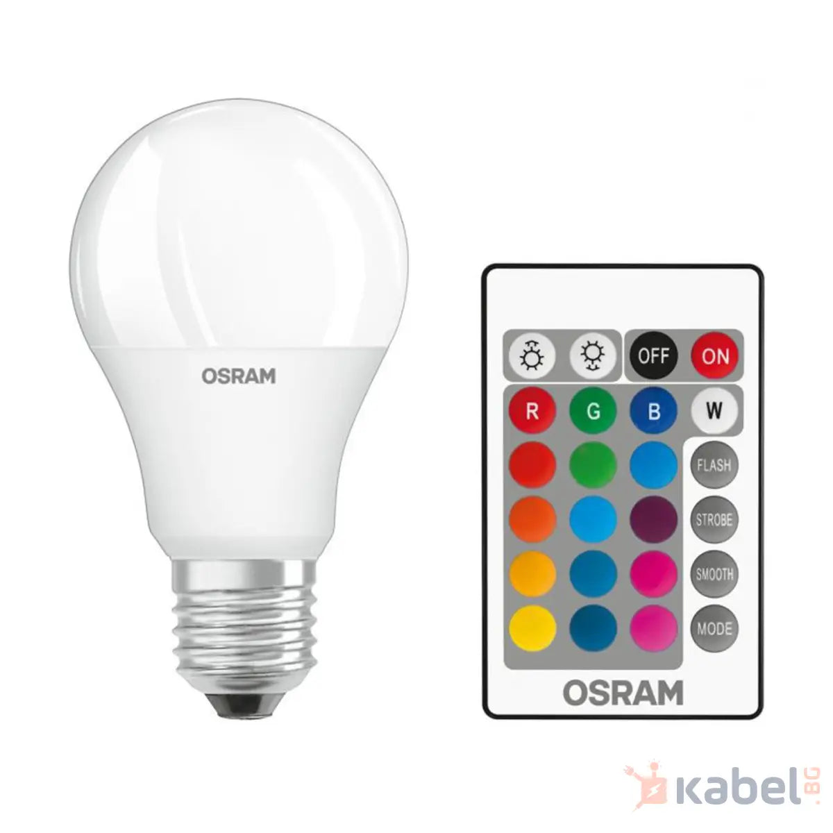ЛАМПА LED CL.A RGBW REM 9W Е27 806lm,220V,DIM