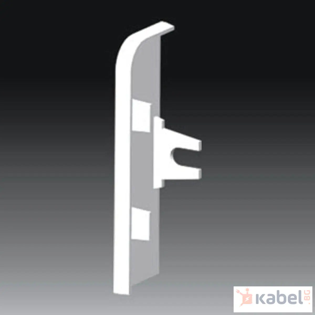 ЛЯВ КАПАК 8821L ЗА КАБЕЛЕН КАНАЛ LP 80Х25 KOPOS