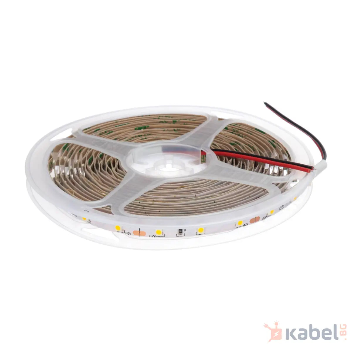 ЛЕНТА LED ТОПЛА 3.8w/1m 12V IP20 5м