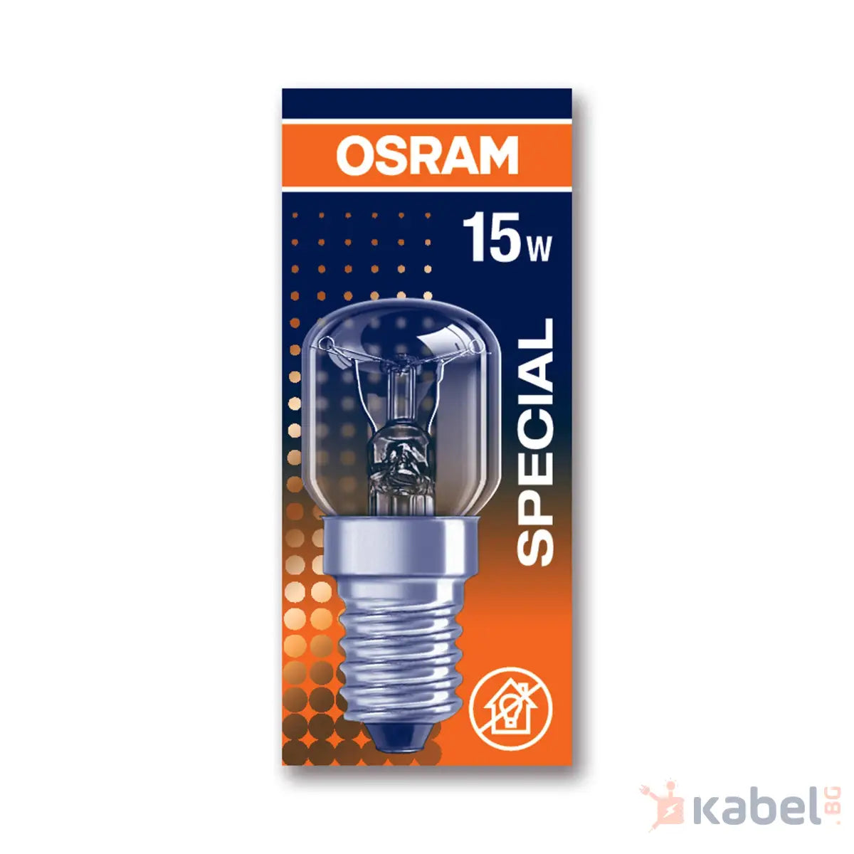 ЛНЖ 15W Е14 SPC.T OVEN CL1,ЗА ФУРНА-300°