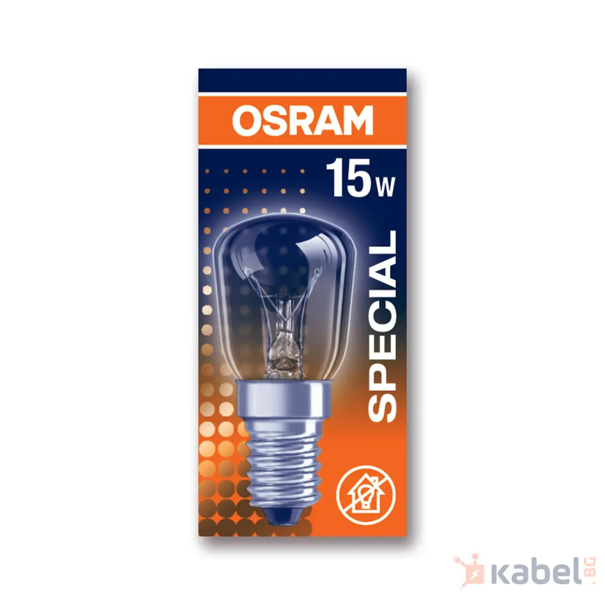 ЛНЖ 15W Е14 SPC.T26/57 CL,230V,ЗА ХЛАД.-0°,310282