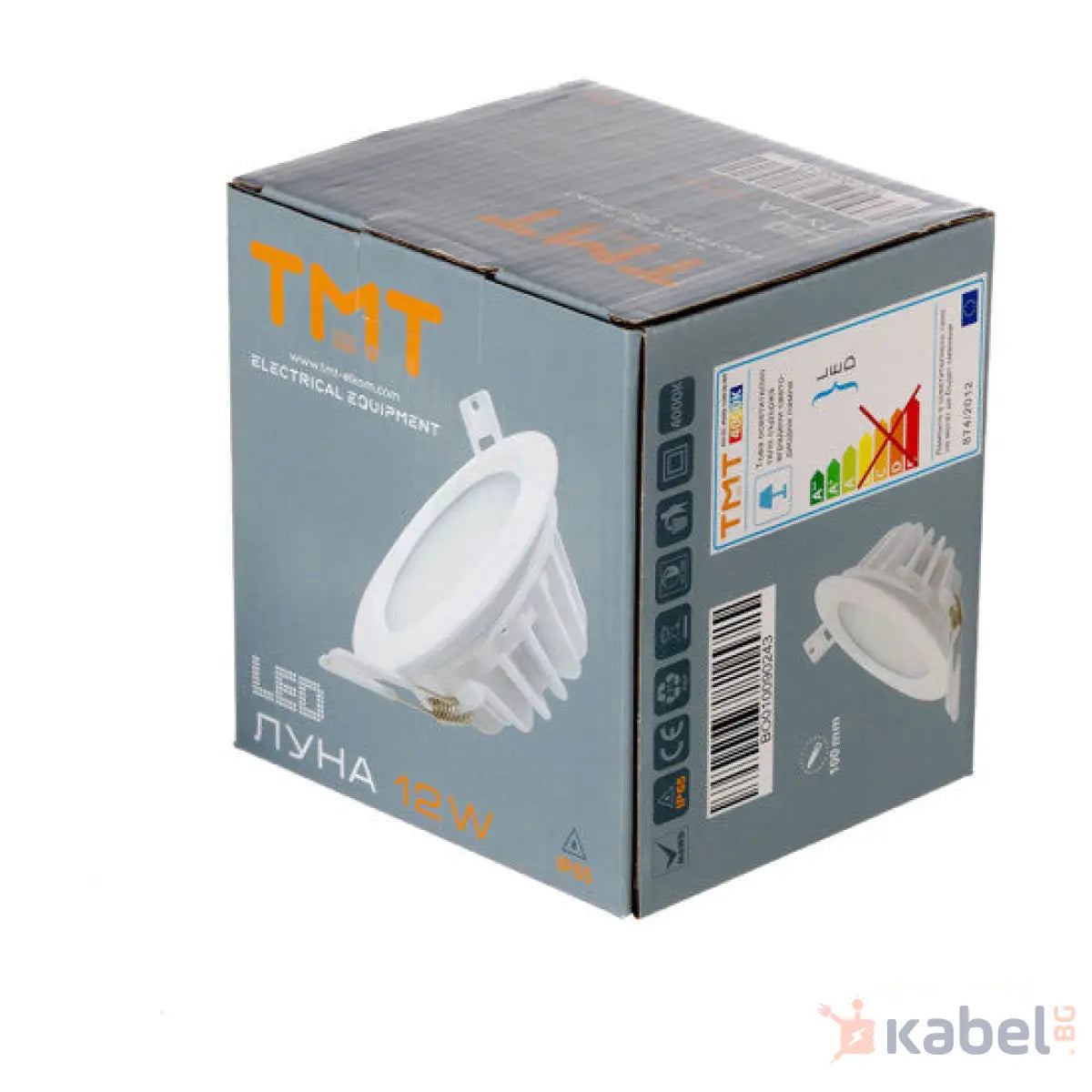 ЛУНА LED 12W 4000K 840Lm 230V IP65 Ф100 КРЪГ