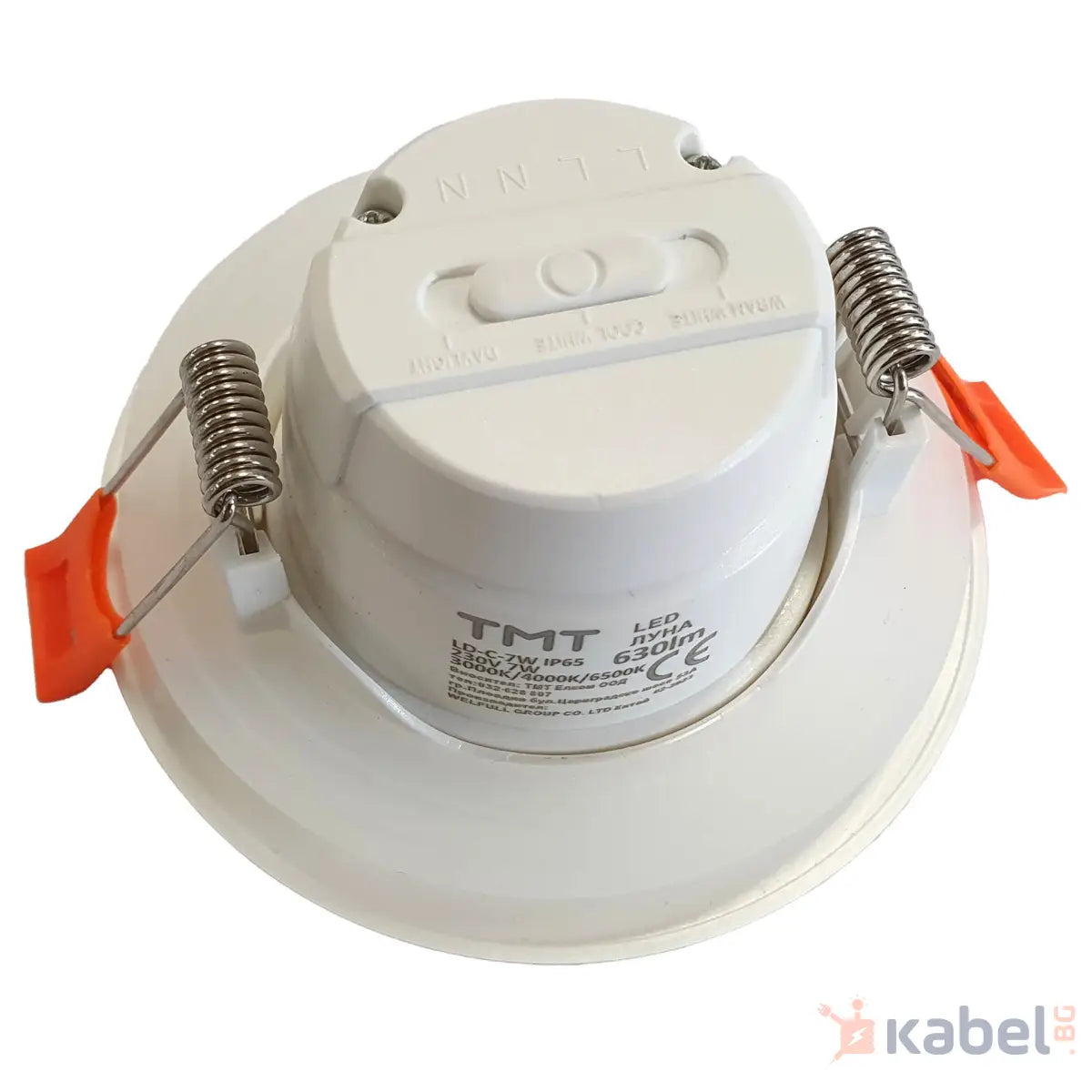 ЛУНА LED 7W CCT 3000K/4000K/6500K 630Lm 230V
