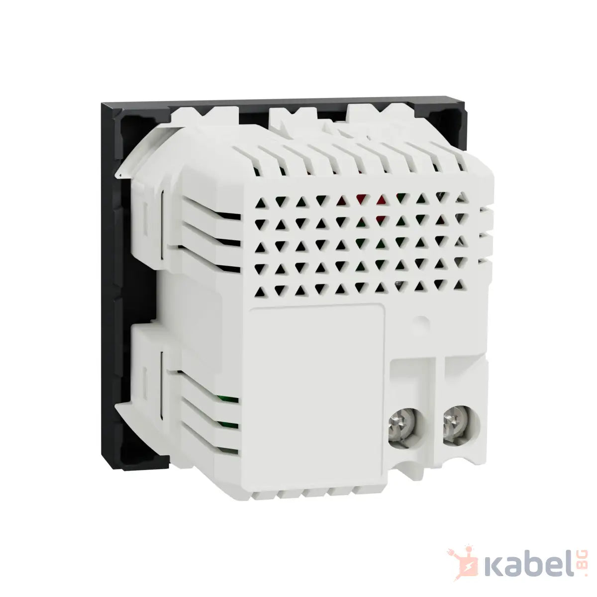 Двоен USB контакт Нова Уникa Шнайдер Антрацит Черен 2.4A с капак, USB Скрит - вграден монтаж IP20 New Unica NU301854