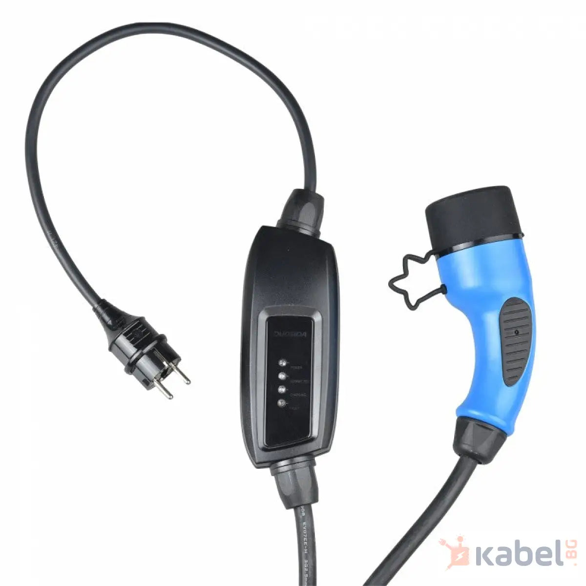 МОБИЛНО УСТРОЙСТВО ЗА ЗАРЕЖДАНЕ DUOSIDA ШУКО КЪМ ТИП 2 | 3,7 KW 16 A | 5 МЕТРА