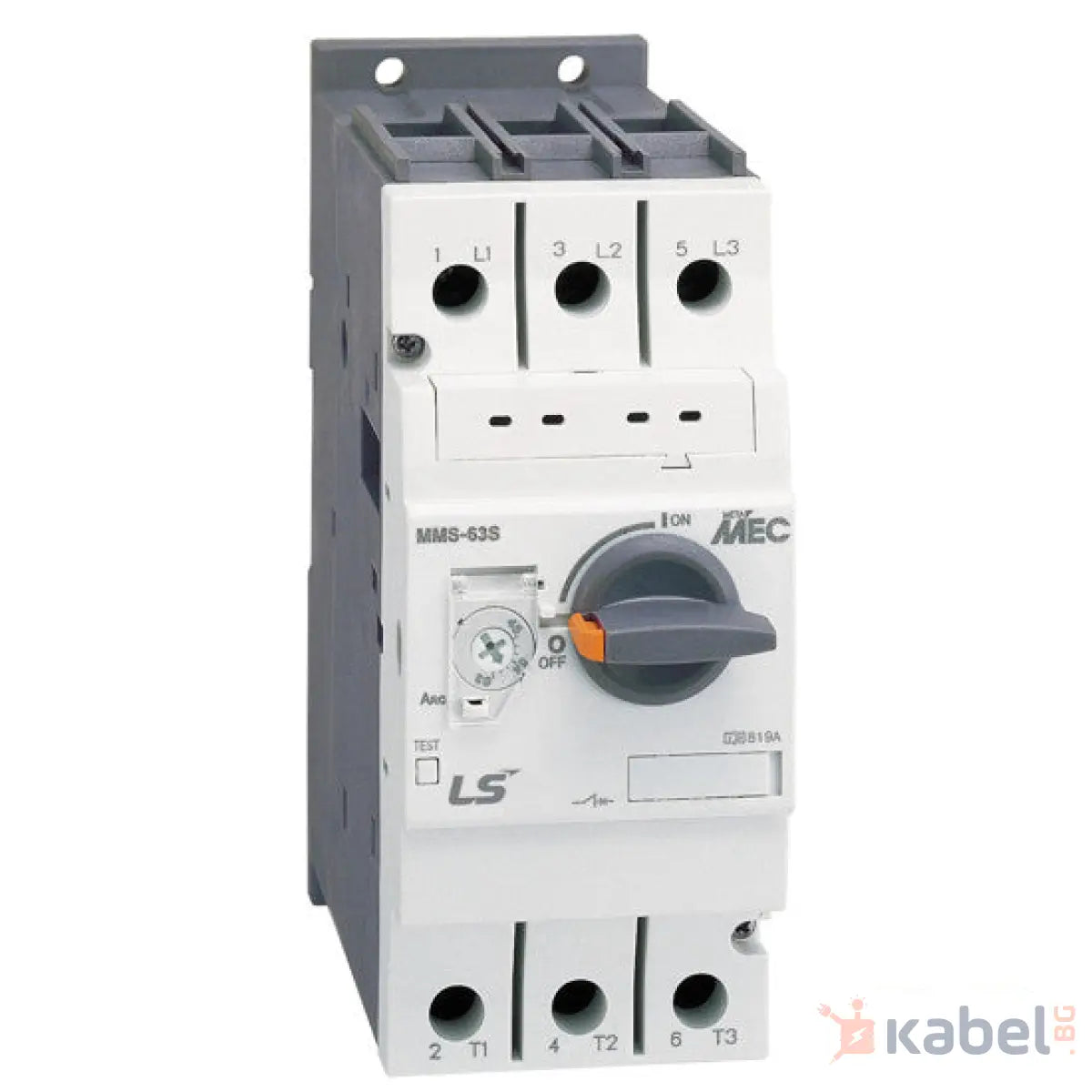 Моторен прекъсвач 40А 3P ЛС 15W Предпазител LS