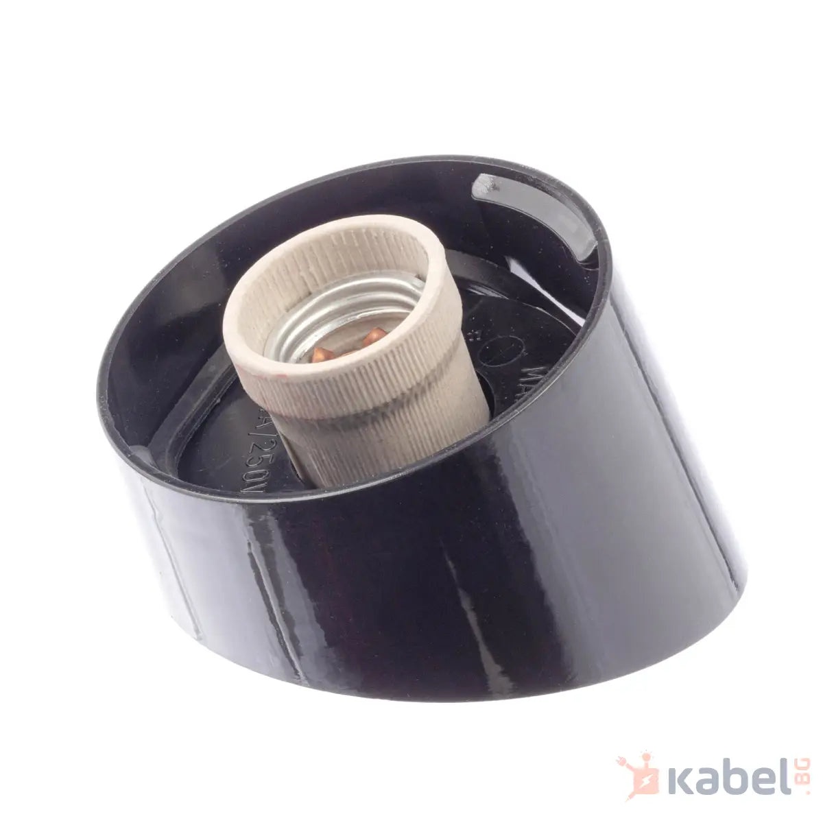 ОСНОВА ЗА АБАЖУР,КРИВА,ЧЕРНА,PVC,50004,МЕЛОПЛАМ