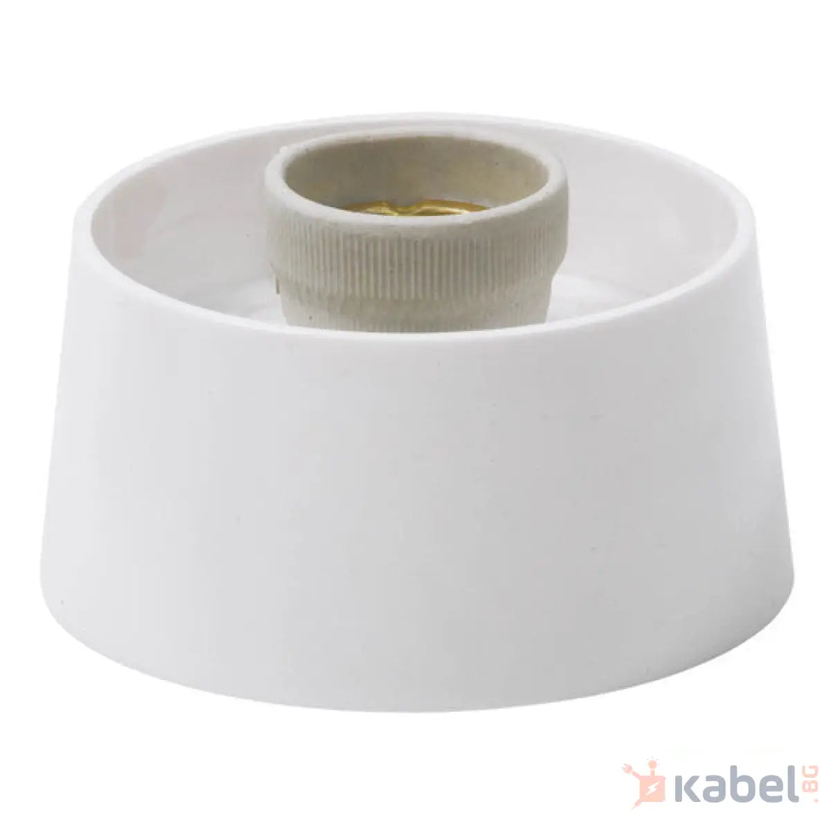 ОСНОВА ЗА АБАЖУР, ПРАВА, БЯЛА, 6104, АТРА, ПОЛИКАРБОНАТ