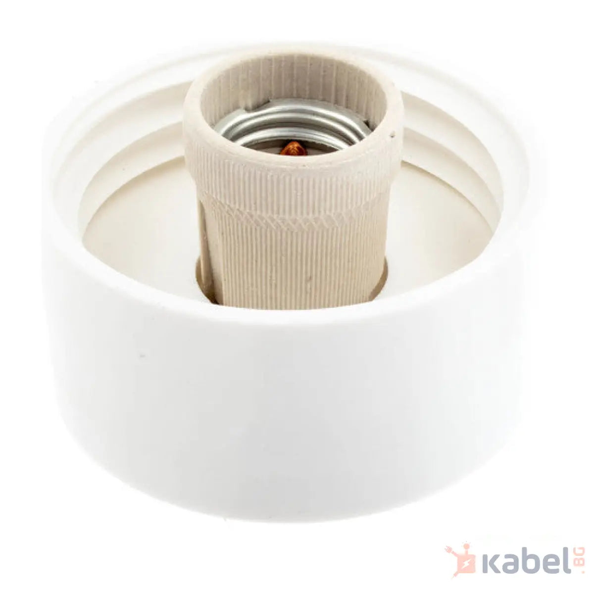 ОСНОВА ЗА АБАЖУР, ПРАВА, БЯЛА, БАКЕЛИТ, BZ, 111, БАЗЕТО