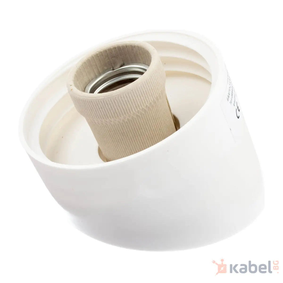 ОСНОВА ЗА АБАЖУР, ПРАВА, БЯЛА, БАКЕЛИТ, BZ, 111, БАЗЕТО