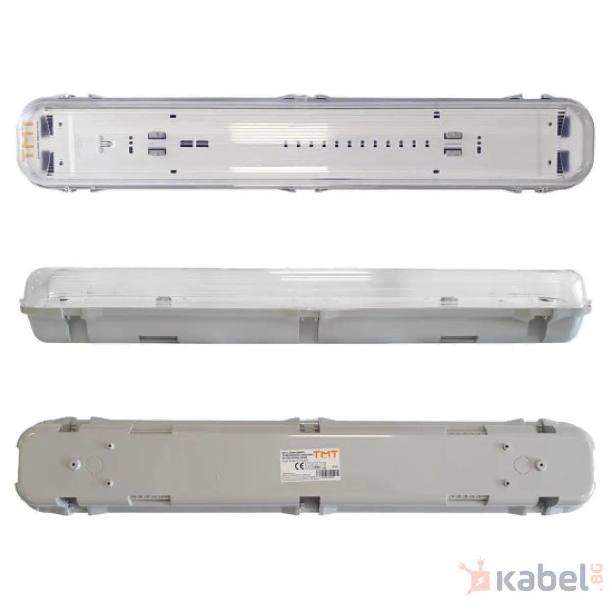 ОСВЕТИТЕЛНО ТЯЛО 2х600mm ЗА LED ТРЪБИ IP65 WP-C 2x9W