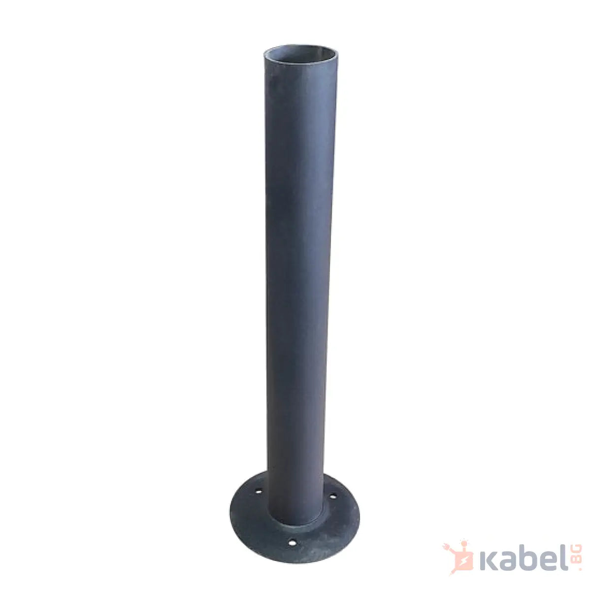 ПАРКОВ СТЪЛБ МЕТАЛЕН H= 0.6m Ф60mm ЧЕРЕН С ПЕТА