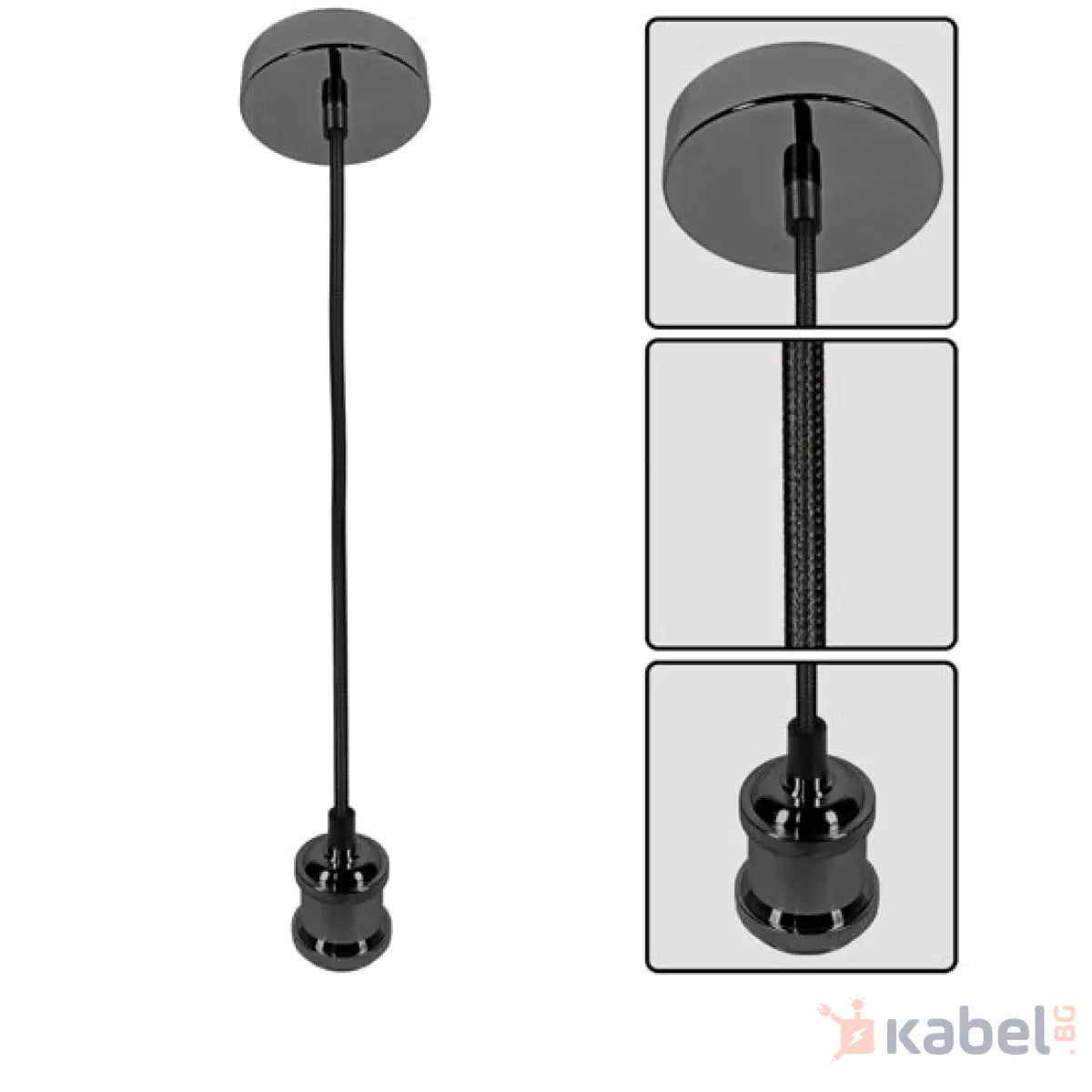 ПЕНДЕЛ RETRO R6001 GM-BK ГРАФИТ 4273