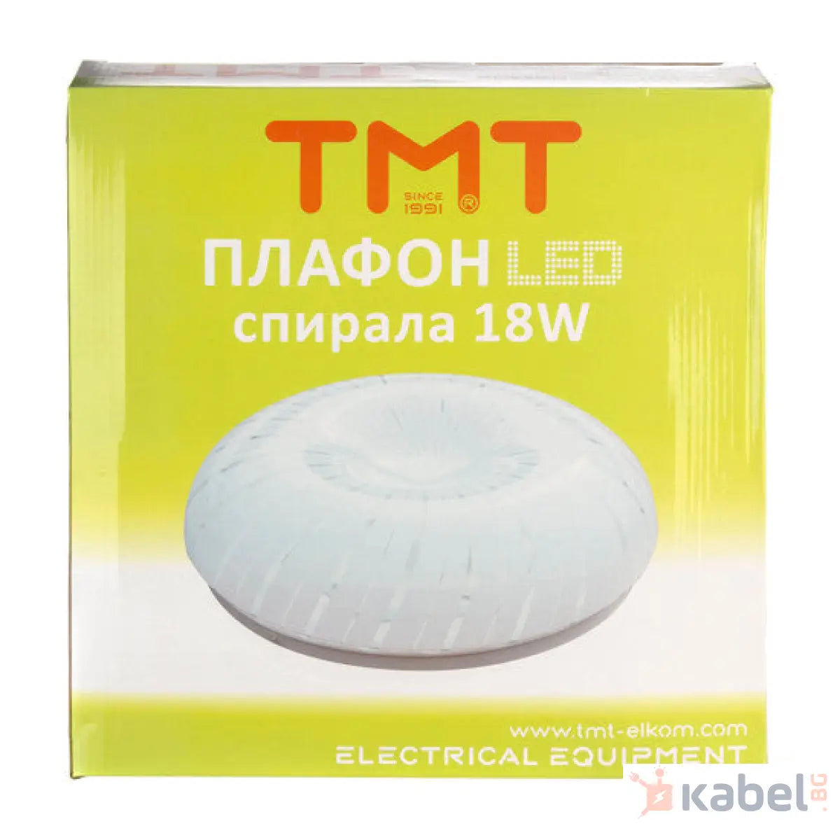 ПЛАФОНИЕРА LED 18W 4000K 1500Lm IP20 SPIRAL