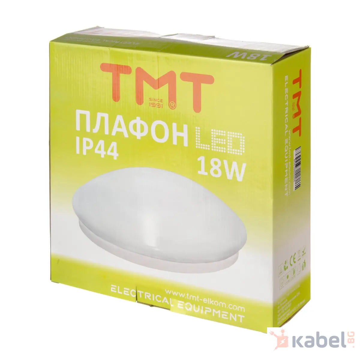 ПЛАФОНИЕРА LED 18W 4000K 1500Lm IP44 230V
