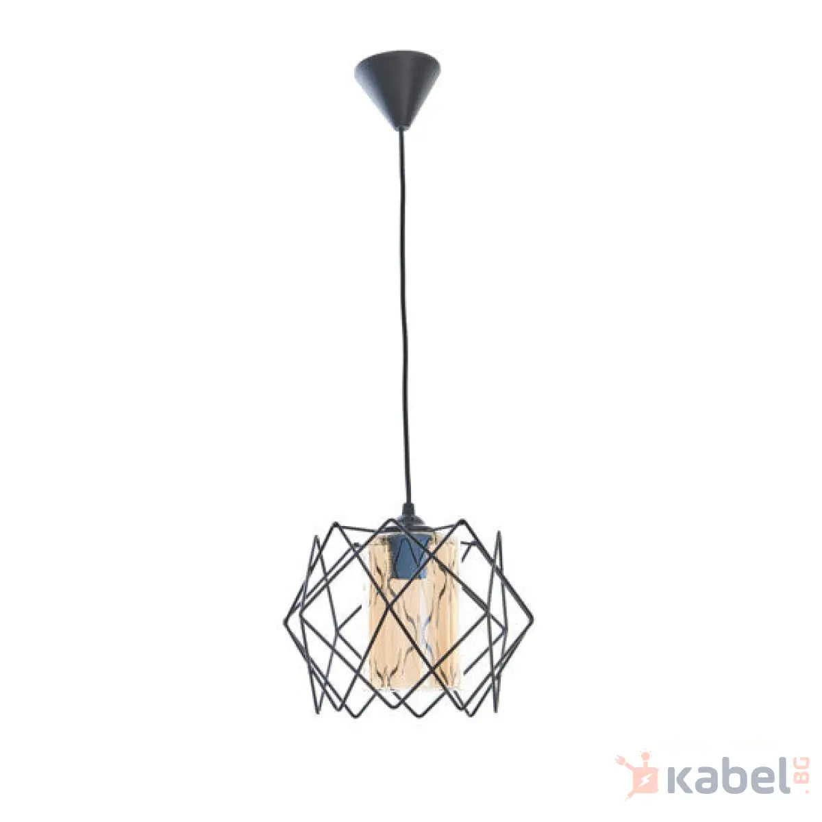 ПОЛИЛЕЙ 537 БРИЗ КРЪГ ЧЕРНО 1хЕ27