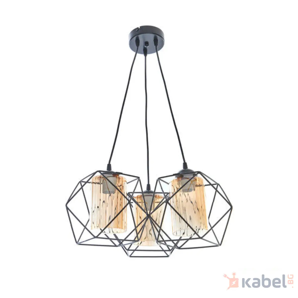 ПОЛИЛЕЙ 541 БРИЗ КРЪГ ЧЕРНО 3хЕ27