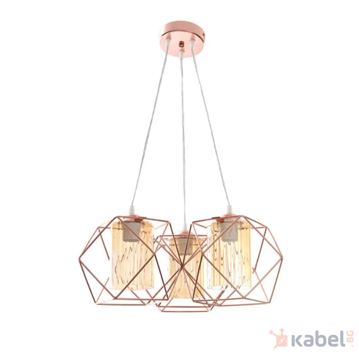 ПОЛИЛЕЙ 548 БРИЗ КРЪГ МЕДНО 3хЕ27