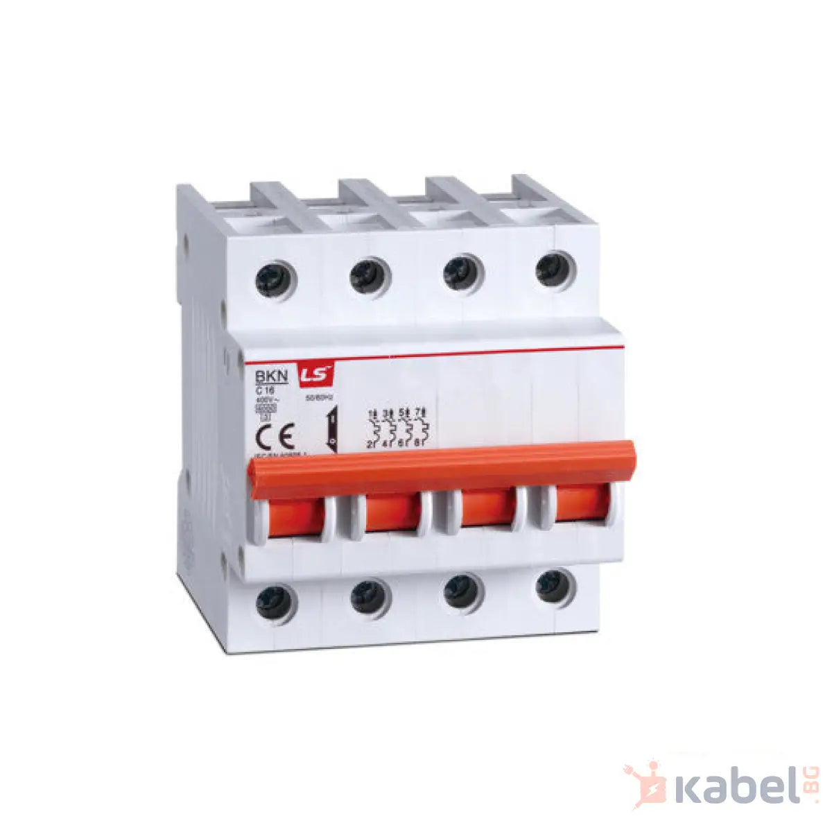 Моторен прекъсвач 25А 4P C 6kA ЛС Предпазител LS