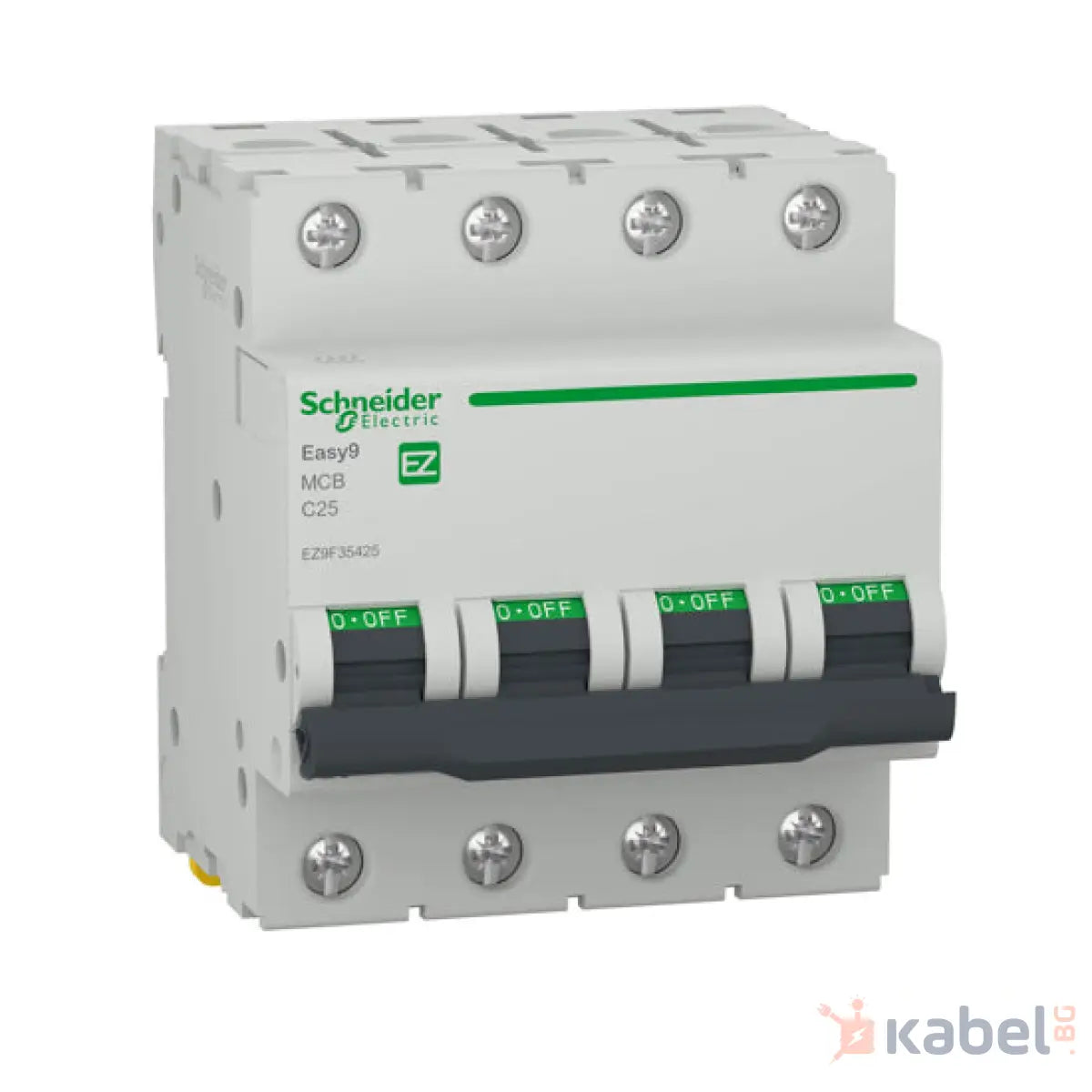Моторен прекъсвач 25A 4P C 6kA Шнайдер Easy 9 Предпазител Schneider
