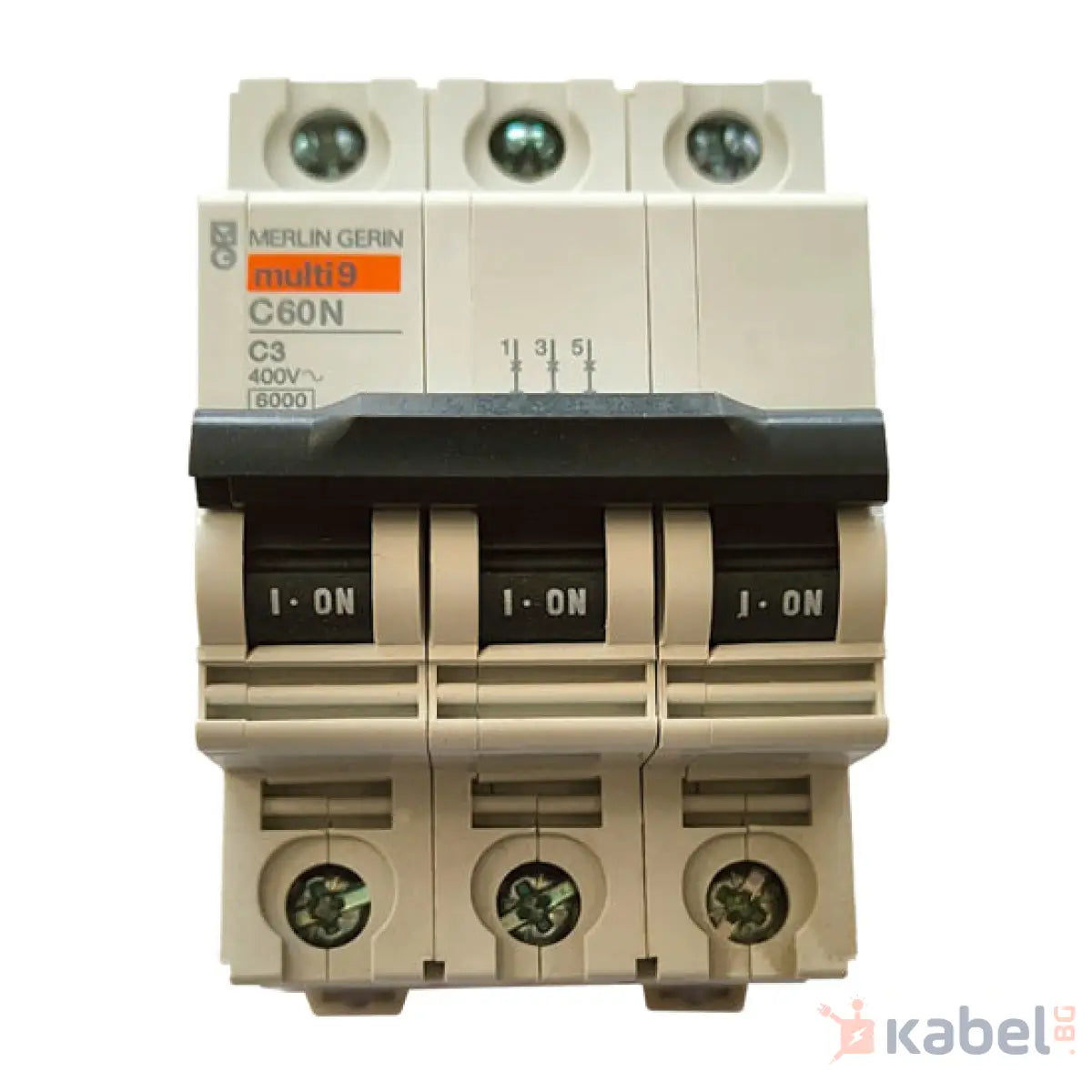 Автоматичен предпазител 2A 3P Шнайдер IC60N Прекъсвач Schneider