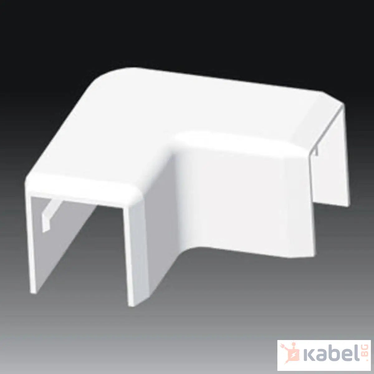 РАВНИНЕН ЪГЪЛ 8623 ЗА КАБЕЛЕН КАНАЛ LHD 20Х20 KOPOS