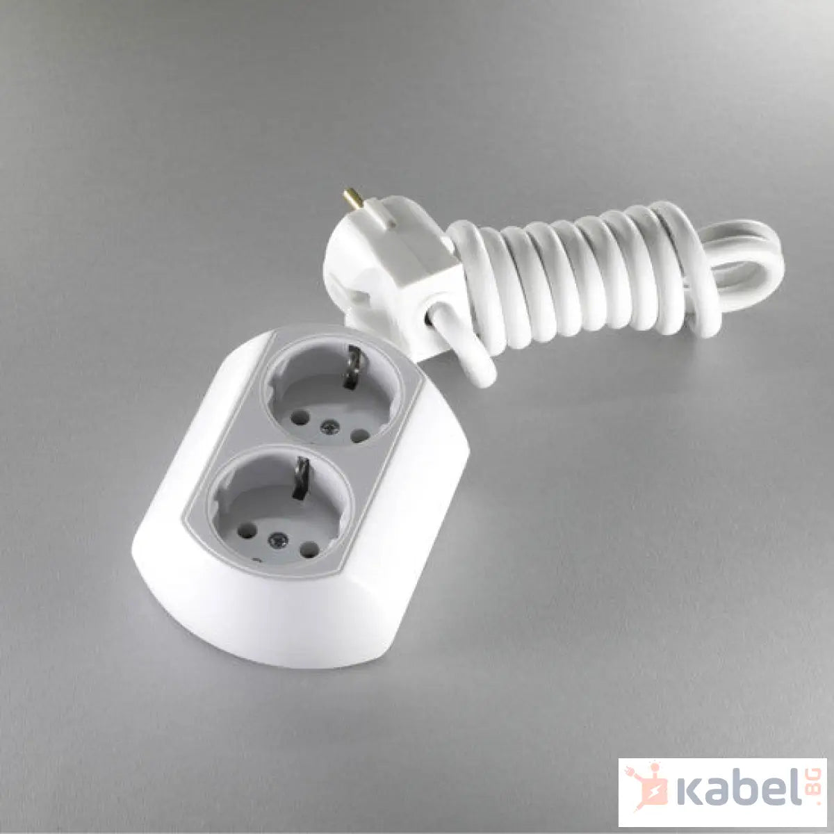 РАЗКЛОНИТЕЛ 2 С 2М КАБЕЛ БЯЛ Е ЕЛИПСА 6091 РАЗКЛ.ТОДИ