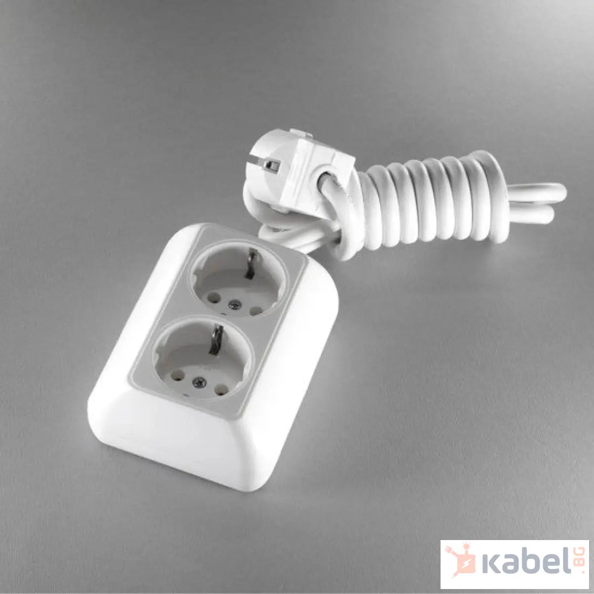 РАЗКЛОНИТЕЛ 2 С 2М КАБЕЛ БЯЛ П ПРАВОЪГЪЛЕН 6092 РАЗКЛ.