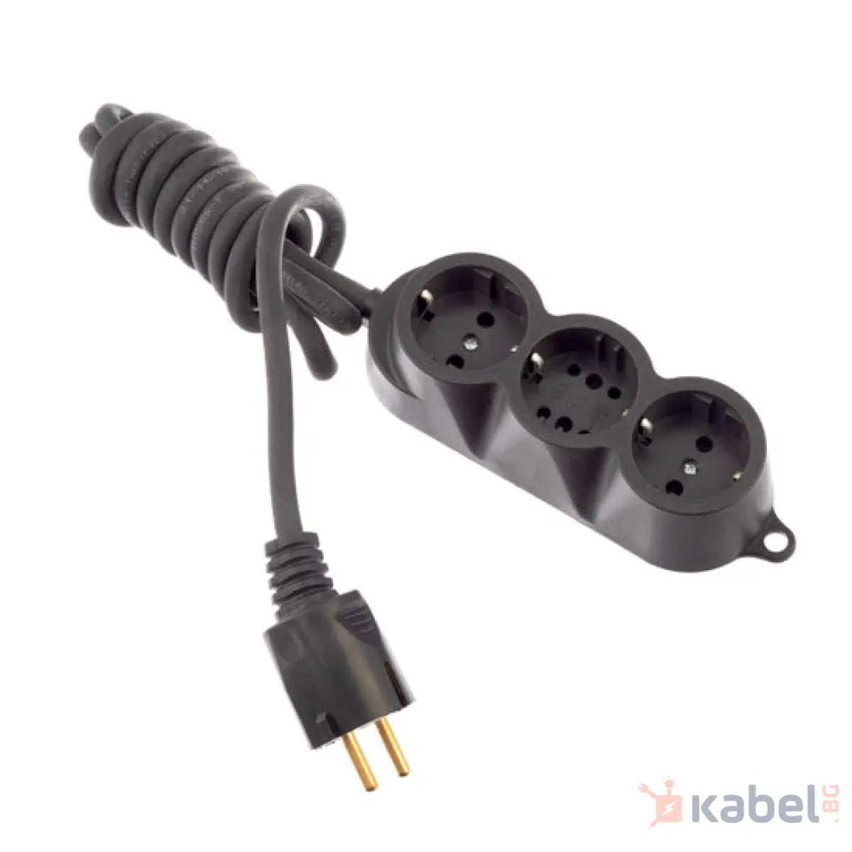 РАЗКЛОНИТЕЛ 3 С 2М КАБЕЛ ГУМЕН ЧЕРЕН 6268 РАЗКЛ.ТОДИ