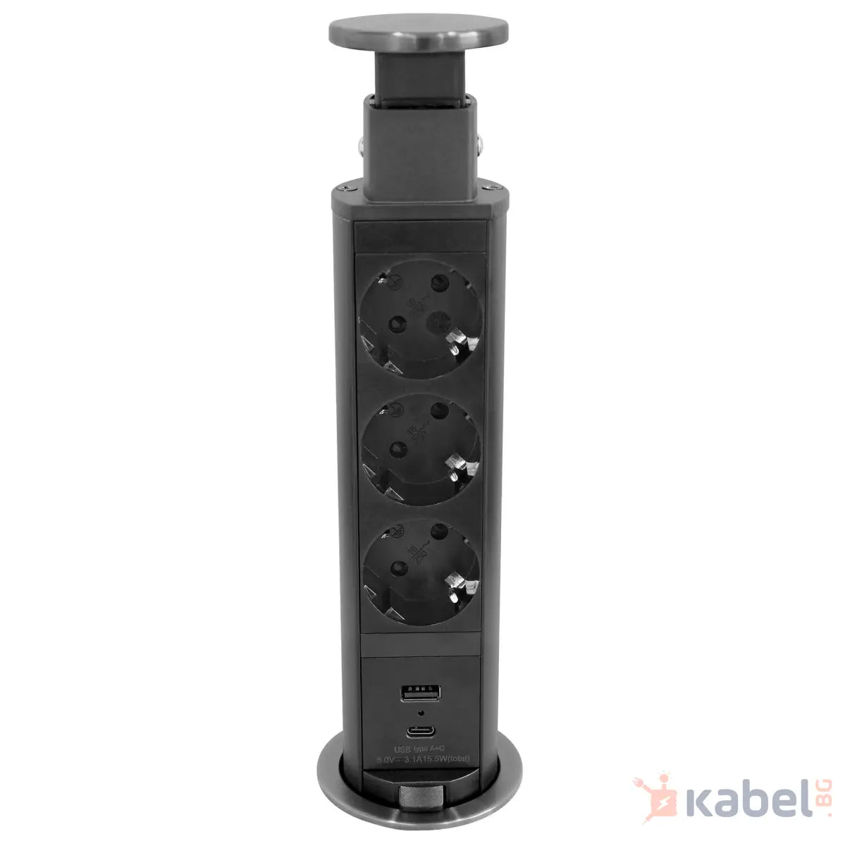 РАЗКЛОНИТЕЛ 3 С 2М КАБЕЛ+USB 235-121 POP UP