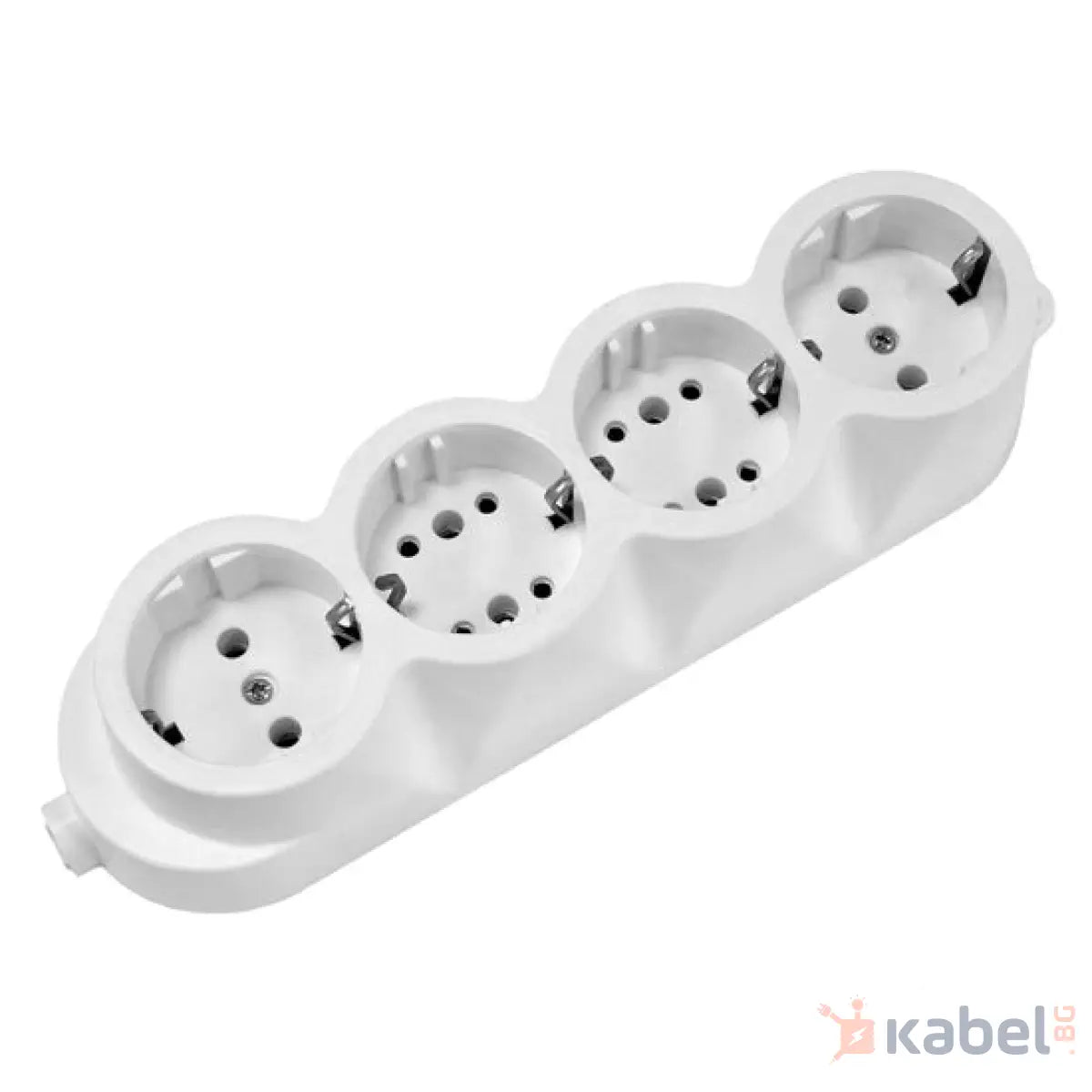 РАЗКЛОНИТЕЛ 4 БЕЗ КАБЕЛ ГУМЕН БЯЛ 6075