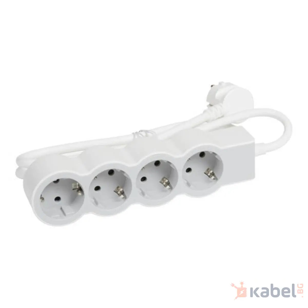 РАЗКЛОНИТЕЛ 4 С 1.5М КАБЕЛ БЯЛ,694552,РАЗКЛ.LEGRAND