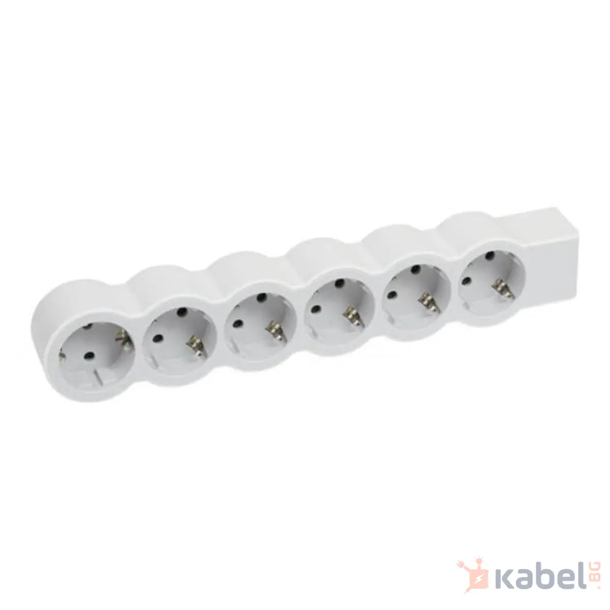 РАЗКЛОНИТЕЛ 6 БЕЗ КАБЕЛ БЯЛ 694579,РАЗКЛ.LEGRAND