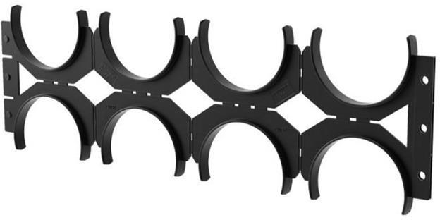 Аранжор за тръба 8 х ф 90 мм цвят Черен HDPE UV Kouvidis