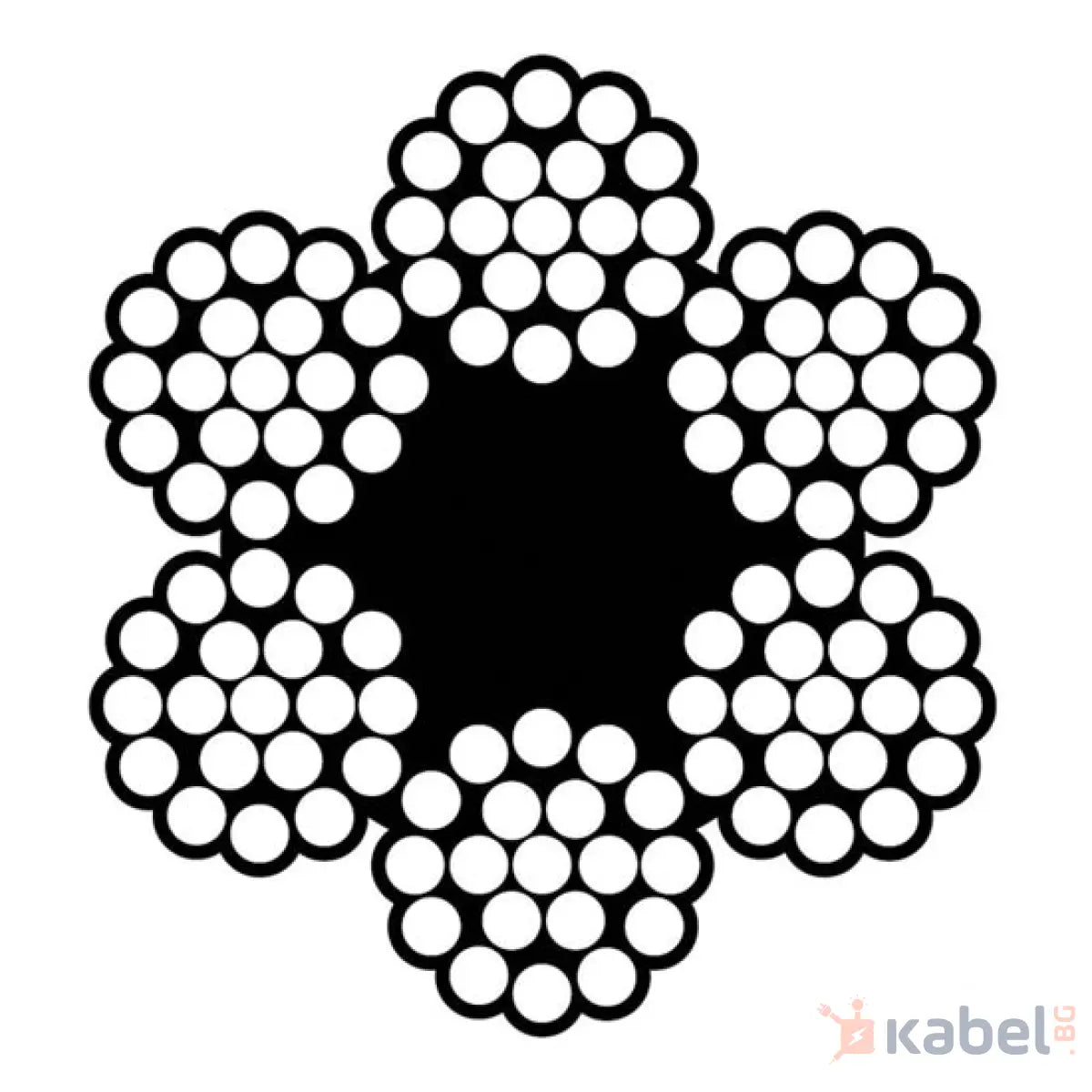 СТОМАНЕНО ВЪЖЕ Ф5mm /100m/