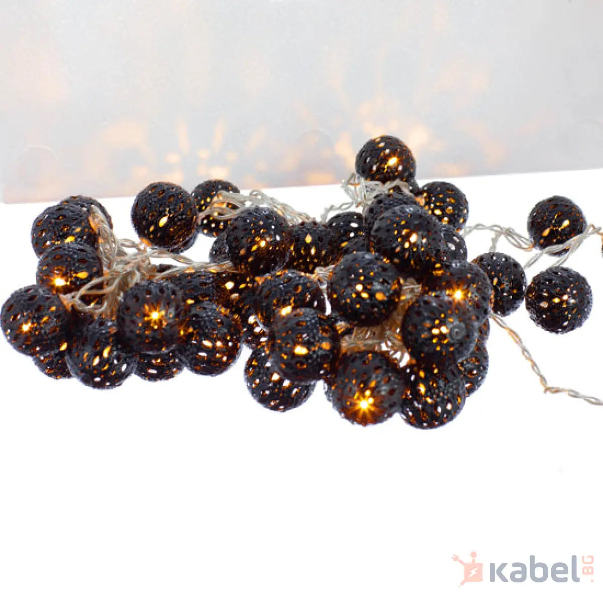 СВЕТ.ТОПКИ ЧЕРНИ LED 5m,3.3W,Т.БЯЛО,230V,13034