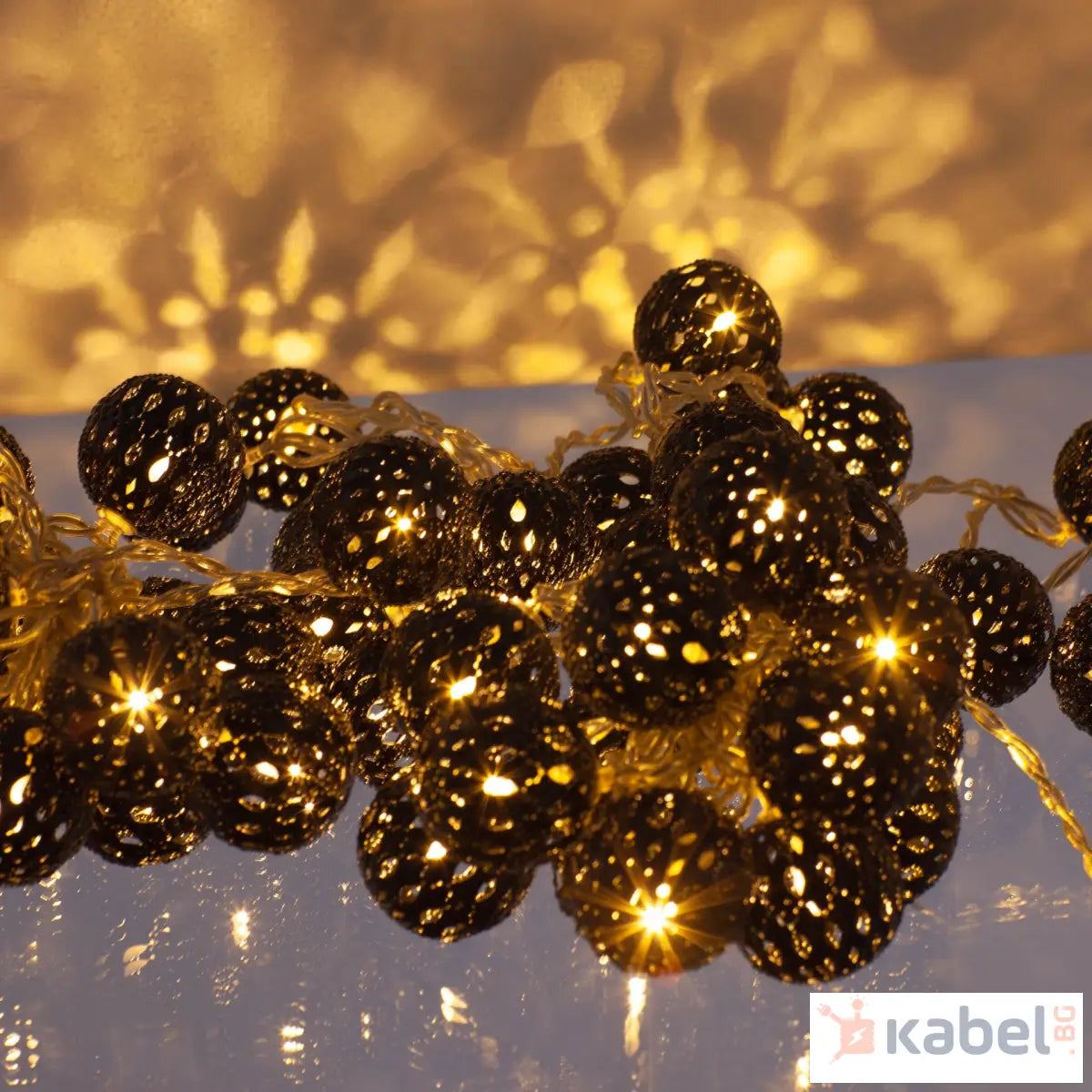 СВЕТ.ТОПКИ ЧЕРНИ LED 5m,3.3W,Т.БЯЛО,230V,13034