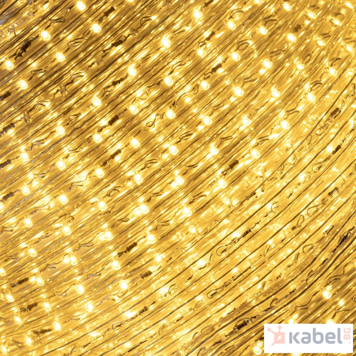 СВЕТЕЩ КАБЕЛ LED ТОПЪЛ 48LED 3W/1m 230V