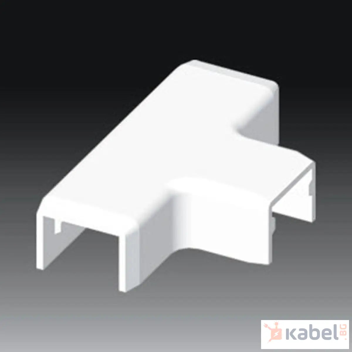 Т-ОБРАЗЕН КАПАК 8734 ЗА КАБЕЛЕН КАНАЛ LV 18Х13 KOPOS